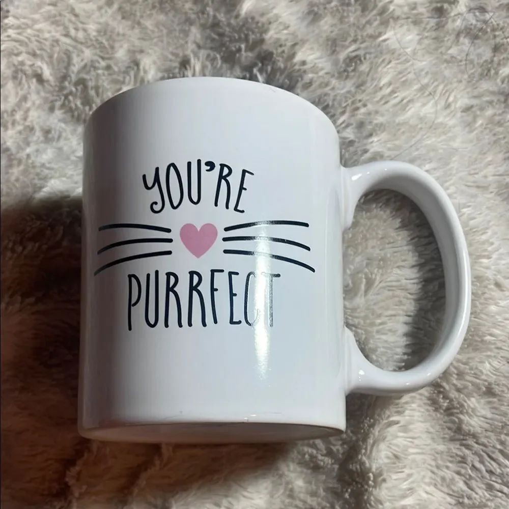 You're Purrfect White Mug cat lovers